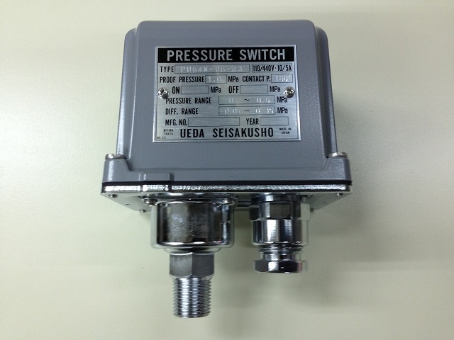 圧力スイッチ 植田製作所 コンプレッサー用 PSP-200A-R1 0.74〜0.93Mpa