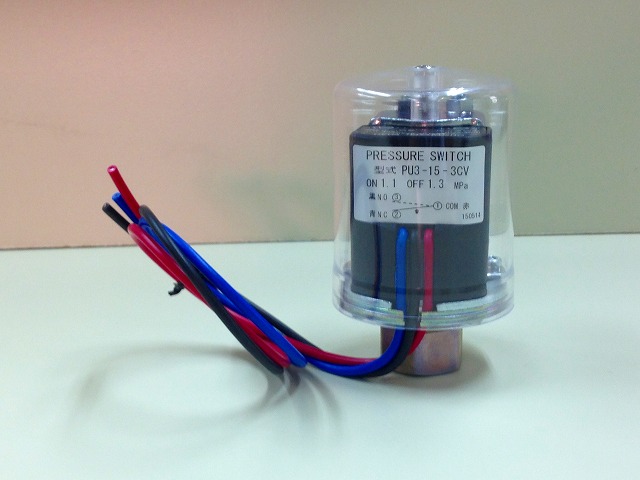 圧力スイッチ 植田製作所 コンプレッサー用 PSP-200A-R1（0.74?0.93Mpa） 電動工具